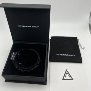 Black Rope Bracelet with Regular size natural stones.  New, with box never worn.